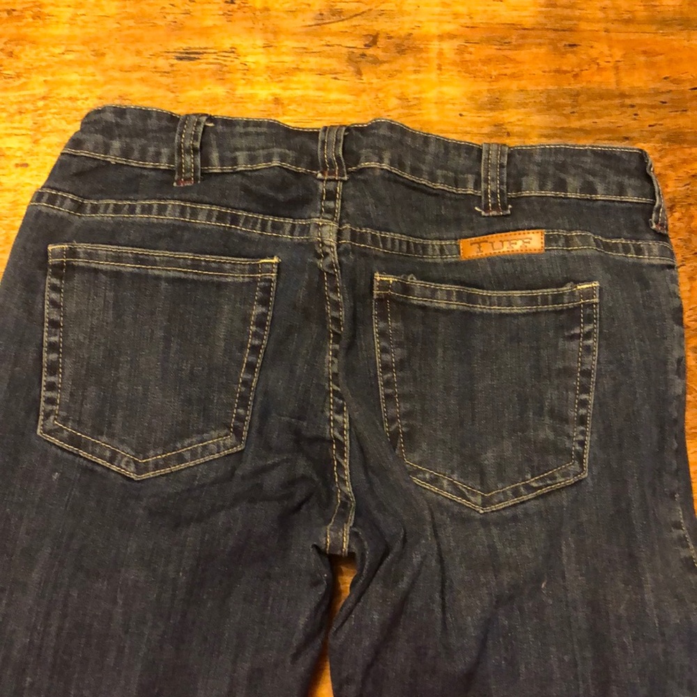 Riding jeans with stretch
